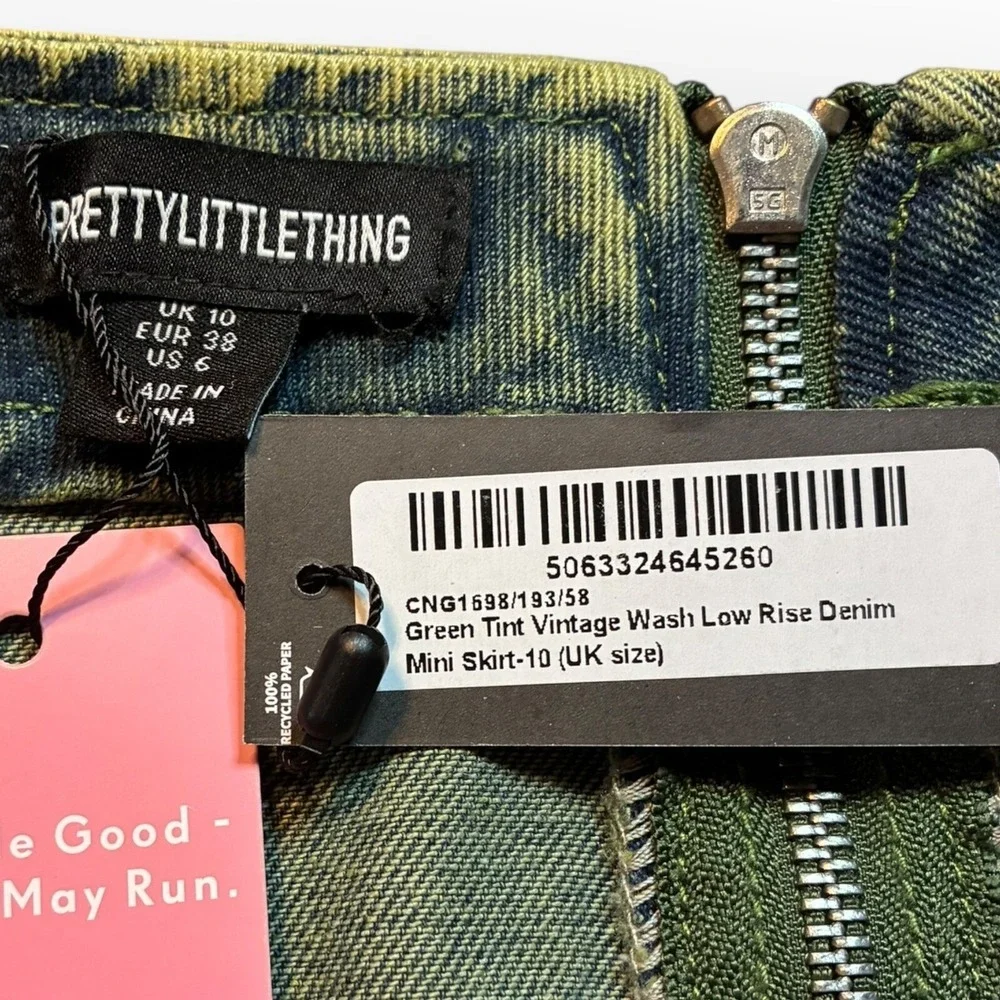 PrettyLittleThing denim mini